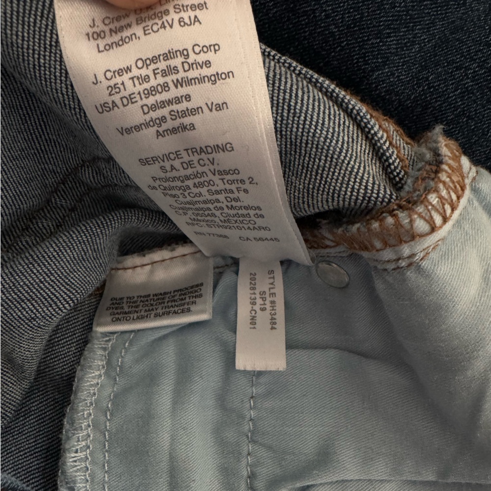 J. Crew 8” Toothpick Jean - Picture 6 of 6